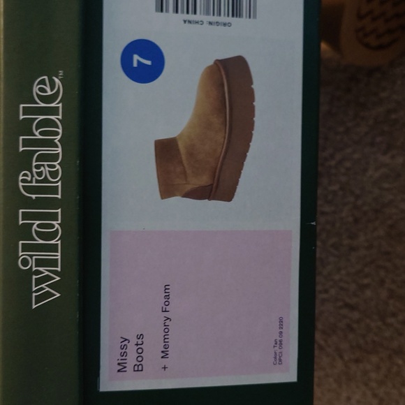 NWT Wild Fable boots size 7 - Picture 5 of 5